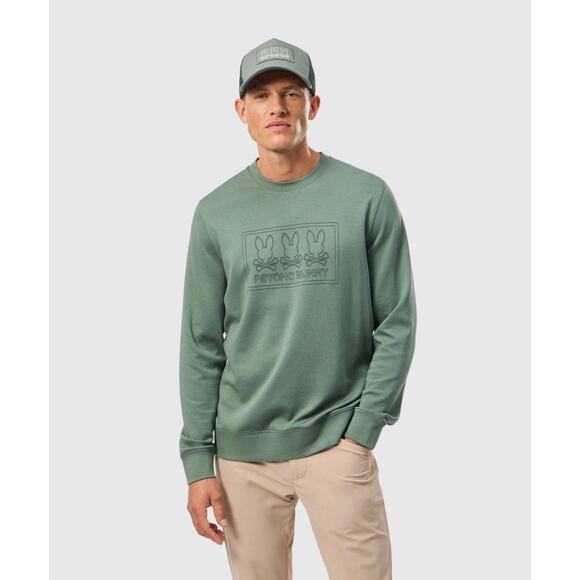 Psycho Bunny Men's Laurel Wreath Sweatshirt - XL - New - Picture 2 of 9